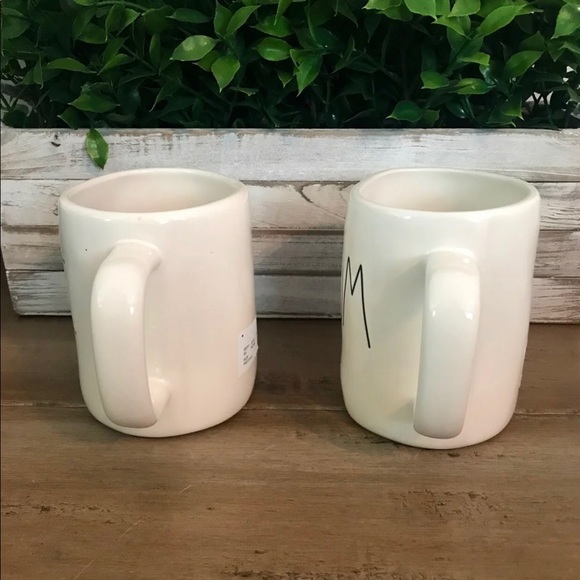 Rae Dunn Large Letter Mug Set BRIDE & GROOM - Picture 2 of 4